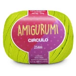 Linha Circulo Amigurumi 254M Cor 5583 Verde Limao