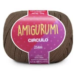 Linha Circulo Amigurumi 254M Cor 7603 Castor