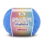 Linha Circulo Amigurumi Chenille 110M Cor 2500 - Acqua