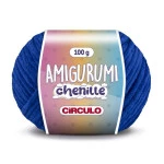 Linha Circulo Amigurumi Chenille 110M Cor 2745 - Marinheiro