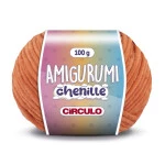 Linha Circulo Amigurumi Chenille 110M Cor 4140 - Tijolo