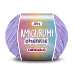 Linha Circulo Amigurumi Chenille 110M Cor 6029 - Orquidea