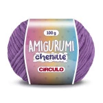 Linha Circulo Amigurumi Chenille 110M Cor 6034 - Realeza