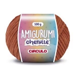 Linha Circulo Amigurumi Chenille 110M Cor 7529 - Terracota
