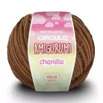 Linha Circulo Amigurumi Chenille 110M Cor 7543 - Terracota