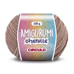 Linha Circulo Amigurumi Chenille 110M Cor 7567 - Cacau