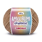 Linha Circulo Amigurumi Chenille 110M Cor 7713 - Lenha