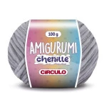 Linha Circulo Amigurumi Chenille 110M Cor 8212 - Cromado