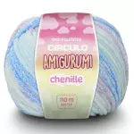 Linha Circulo Amigurumi Chenille 110M Cor 9281 - Gelato