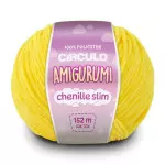 Linha Circulo Amigurumi Chenille Sli152M Cor 1317 - Solar