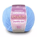 Linha Circulo Amigurumi Chenille Sli152M Cor 2137 - Hortensia