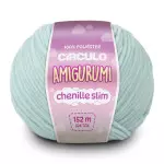 Linha Circulo Amigurumi Chenille Sli152M Cor 2204 - Verde Candy