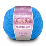 Linha Circulo Amigurumi Chenille Sli152M Cor 2500 - Acqua