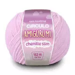 Linha Circulo Amigurumi Chenille Sli152M Cor 3077 - Quartzo