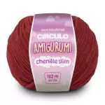 Linha Circulo Amigurumi Chenille Sli152M Cor 3668 - Veludo