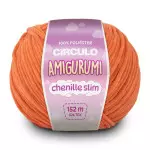 Linha Circulo Amigurumi Chenille Sli152M Cor 4140 - Tijolo