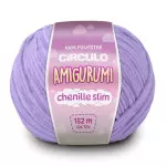 Linha Circulo Amigurumi Chenille Sli152M Cor 6029 - Orquidea