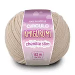 Linha Circulo Amigurumi Chenille Sli152M Cor 7062 - Amendoim