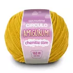Linha Circulo Amigurumi Chenille Sli152M Cor 7069 - Mostarda