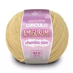 Linha Circulo Amigurumi Chenille Sli152M Cor 7076 - Caramelito