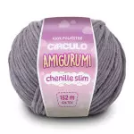 Linha Circulo Amigurumi Chenille Sli152M Cor 8069 - Matrix