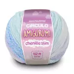 Linha Circulo Amigurumi Chenille Sli152M Cor 9281 - Gelato