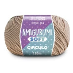 Linha Circulo Amigurumi Soft 150M Cor 7062 - Amendoim