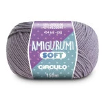Linha Circulo Amigurumi Soft 150M Cor 8212 - Cromado