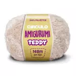 Linha Circulo Amigurumi Teddy 148M Cor 3148 Macadamia