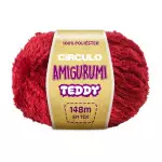 Linha Circulo Amigurumi Teddy 148M Cor 3588 Batom