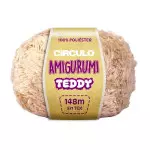 Linha Circulo Amigurumi Teddy 148M Cor 7062 Amendoim