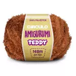 Linha Circulo Amigurumi Teddy 148M Cor 7529 Terracota