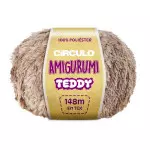 Linha Circulo Amigurumi Teddy 148M Cor 7625 Castanha