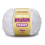Linha Circulo Amigurumi Teddy 148M Cor 8001 Branco