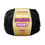 Linha Circulo Amigurumi Teddy 148M Cor 8990 Preto