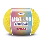 Linha Circulo Amigurumi Chenille 110M Cor 1317 - Solar