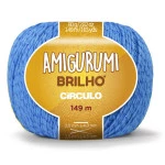 Linha Circulo Amigurumi Brilho 149M Cor 2500 Acqua