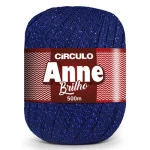 Linha Circulo Anne Brilho C/500M Cor 2856 Anil Profundo