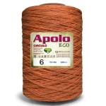 Barbante Circulo Apolo Eco6 1,8Kg Cor 4445 Tangerina