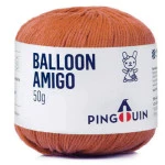 Linha Pingouin Balloon Amigo 50G Cor 0714 - Ferrugem