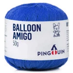 Linha Pingouin Balloon Amigo 50G Cor 4579 - Azul Bic