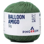 Linha Pingouin Balloon Amigo 50G Cor 9689 - Folhagem
