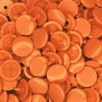 Botao Pressao Ritas 10 C/50 Cor 25	Laranja