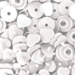 Botao Pressao Ritas 10 Coracao C/50 Cor 02	Branco