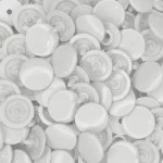 Botao Pressao Ritas 12 C/50 Cor 02     Branco