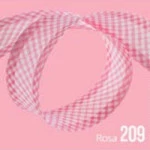 Vies Fechado Cinderela Xadrez 25Mm 20M Cor 209 Rosa