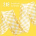 Vies Fechado Cinderela Xadrez 25Mm 20M Cor 218 Amarelo Gde