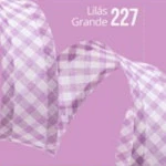 Vies Fechado Cinderela Xadrez 25Mm 20M Cor 227 Lilas Gde