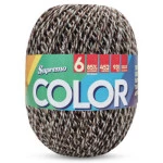 Barbante Supremo Color C/452M Cor 110 Marrom-Marrom Claro-Cru