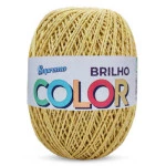 Barbante Supremo Color Brilho 452M Cor 423-2 Amarelo Canario-Ouro
